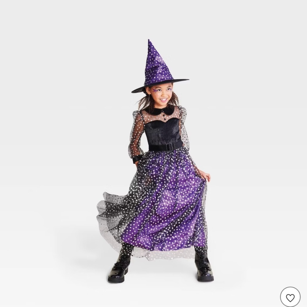 Kids' Light Up Starlight Witch Halloween Costume Dress - Hyde and EEK! Boutique